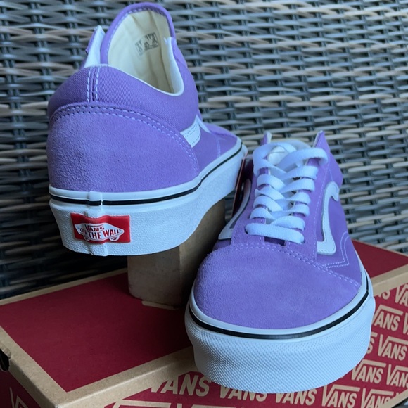 Vans Old Skool Chalk Violet/True White MENS - Picture 10 of 16